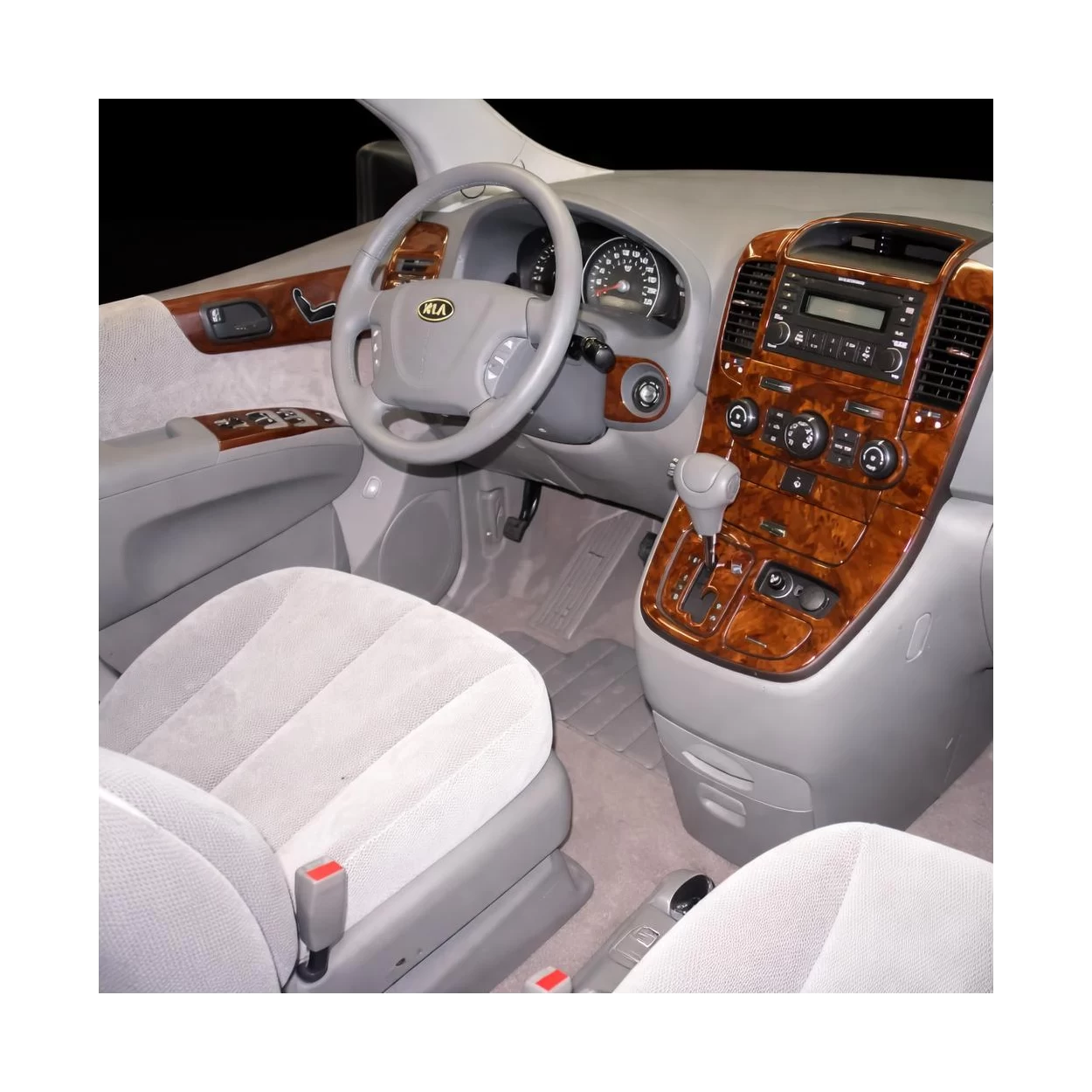 Kia Sedona 2006-UP Full Set, Automatic Gear Interior BD Dash Trim Kit