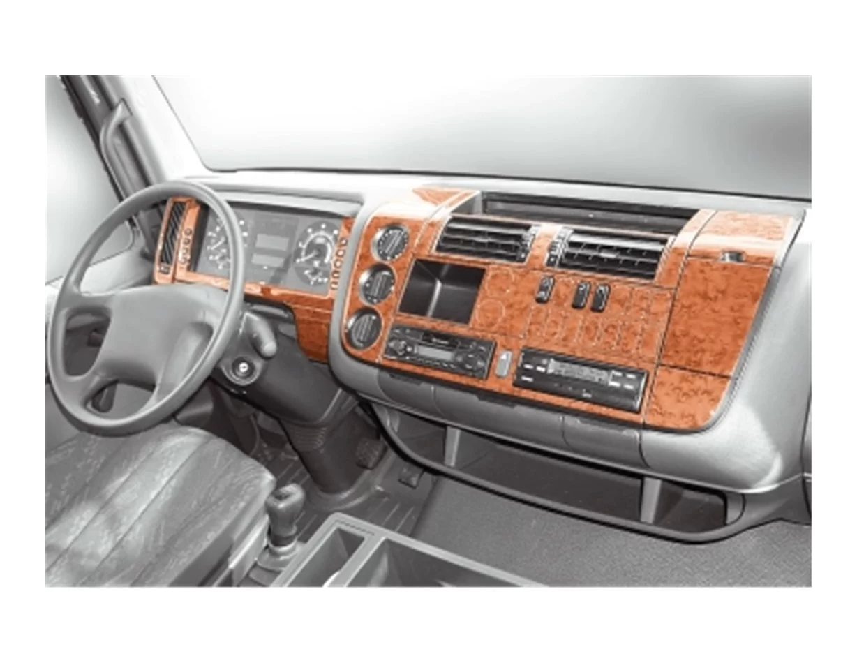 Mercedes Atego-Axor 12.01-10.04 3D Interior Dashboard Trim Kit Dash Trim Dekor 51-Parts - 1 - Interior Dash Trim Kit