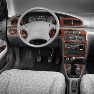 Kia Sephia 06.1995 3D Interior Dashboard Trim Kit Dash Trim Dekor 16-Parts