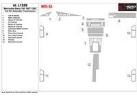 Mercedes Benz 190 1987-1992 Full Set, Automatic Gear Interior BD Dash Trim Kit - 1 - Interior Dash Trim Kit Mercedes Benz 190 1987-1992 Full Set, Automatic Gear Interior BD Dash Trim Kit - 1 - Interior Dash Trim Kit