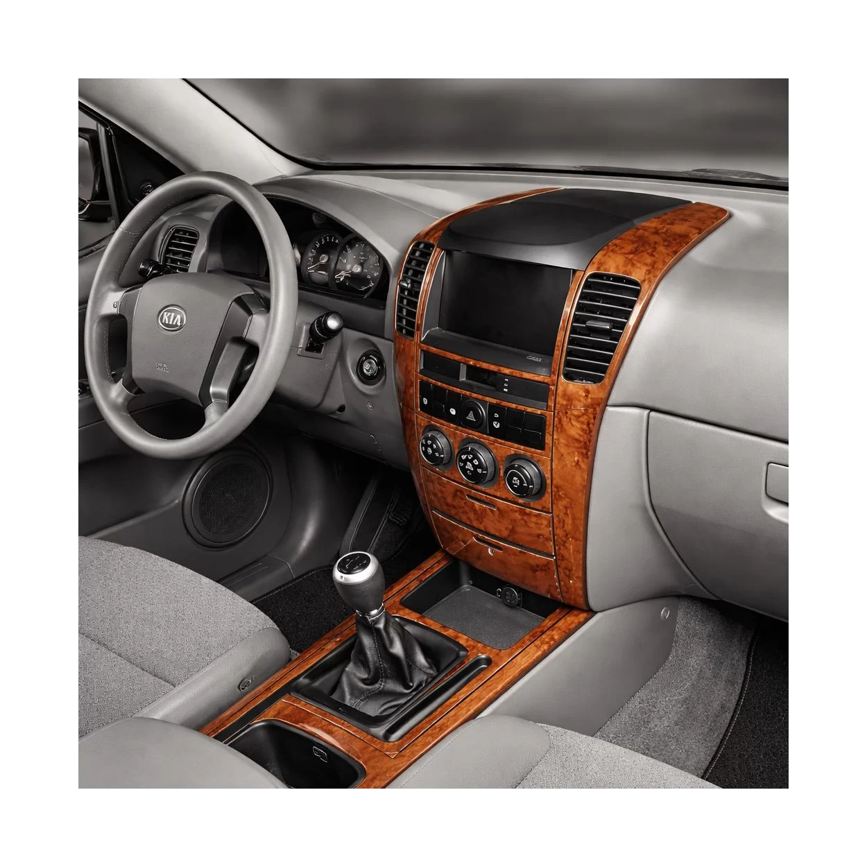 Kia Sorento 09.02-06.07 3D Interior Dashboard Trim Kit Dash Trim Dekor 13-Parts