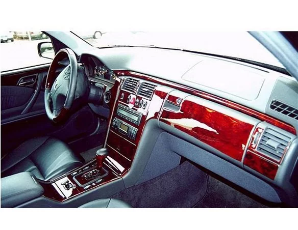 Mercedes Benz E Class W210 1998-2002 Full Set Interior BD Dash Trim Kit - 1 - Interior Dash Trim Kit