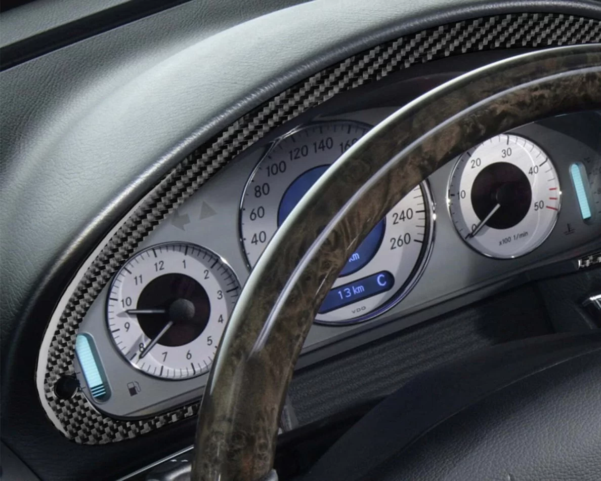 Mercedes Benz E Class W211 2003-UP Full Set Interior BD Dash Trim Kit - 1 - Interior Dash Trim Kit