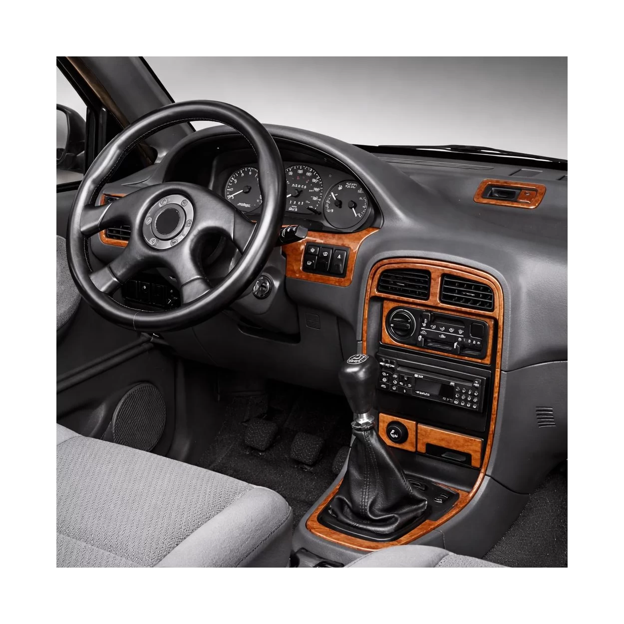 Kia Sportage 09.94-09.99 3D Interior Dashboard Trim Kit Dash Trim Dekor 19-Parts