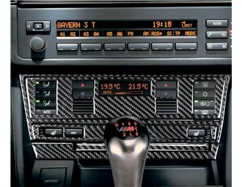 BMW 5 1998-UP With NAVI system, 36 Parts set Interior BD Dash Trim Kit