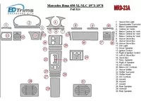 Mercedes Benz R107 450 SL/SLC 1973-1978 Full Set Interior BD Dash Trim Kit - 2 - Interior Dash Trim Kit Mercedes Benz R107 450 SL/SLC 1973-1978 Full Set Interior BD Dash Trim Kit - 2 - Interior Dash Trim Kit