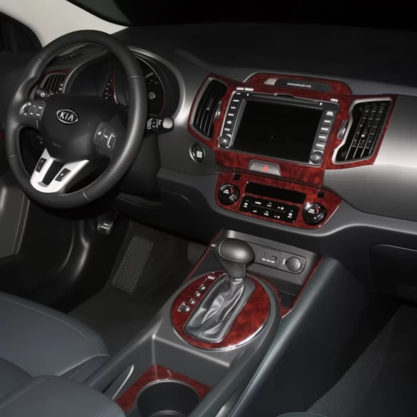 KIA Sportage 2011-UP Full Set, Without NAVI system Interior BD Dash Trim Kit