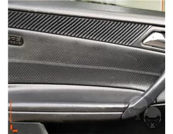 Mercedes C-Class W203 05.2005 3D Interior Dashboard Trim Kit Dash Trim Dekor 13-Parts - 2 - Interior Dash Trim Kit