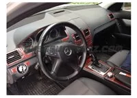 Mercedes C-Class W204 01.2006 3D Interior Dashboard Trim Kit Dash Trim Dekor 17-Parts - 1 - Interior Dash Trim Kit Mercedes C-Class W204 01.2006 3D Interior Dashboard Trim Kit Dash Trim Dekor 17-Parts - 1 - Interior Dash Trim Kit