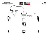 Mercedes C-class W205 2015–present 3D Interior Dashboard Trim Kit Dash Trim Dekor 18-Parts - 2 - Interior Dash Trim Kit Mercedes C-class W205 2015–present 3D Interior Dashboard Trim Kit Dash Trim Dekor 18-Parts - 2 - Interior Dash Trim Kit