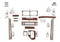 BMW 5 Series E39 10.95-06.03 3D Interior Dashboard Trim Kit Dash Trim Dekor 19-Parts - 2 - Interior Dash Trim Kit BMW 5 Series E39 10.95-06.03 3D Interior Dashboard Trim Kit Dash Trim Dekor 19-Parts - 2 - Interior Dash Trim Kit