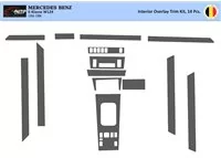 Mercedes E-Class W124 01.85-05.96 3D Interior Dashboard Trim Kit Dash Trim Dekor 14-Parts - 2 - Interior Dash Trim Kit Mercedes E-Class W124 01.85-05.96 3D Interior Dashboard Trim Kit Dash Trim Dekor 14-Parts - 2 - Interior Dash Trim Kit