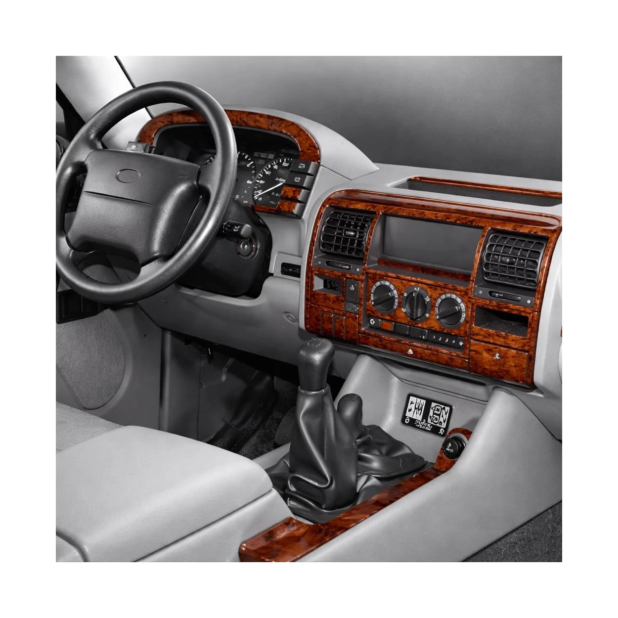 Land Rover Discovery I 01.90-09.98 3D Interior Dashboard Trim Kit Dash Trim Dekor 30-Parts
