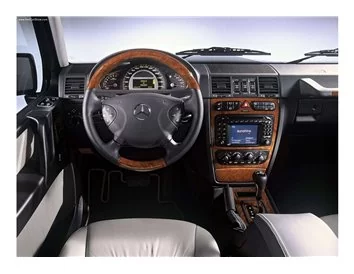 Mercedes G-Class X463 3D Interior Dashboard Trim Kit Dash Trim Dekor 25-Parts - 1 - Interior Dash Trim Kit