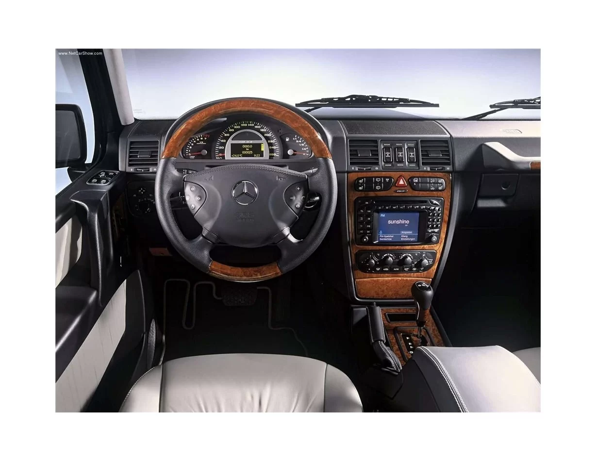 Mercedes G-Class X463 3D Interior Dashboard Trim Kit Dash Trim Dekor 25-Parts - 1 - Interior Dash Trim Kit