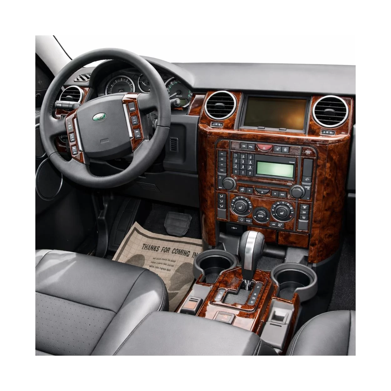 Land Rover Discovery LR3 2005-2009 3D Interior Dashboard Trim Kit Dash Trim Dekor 74-Parts