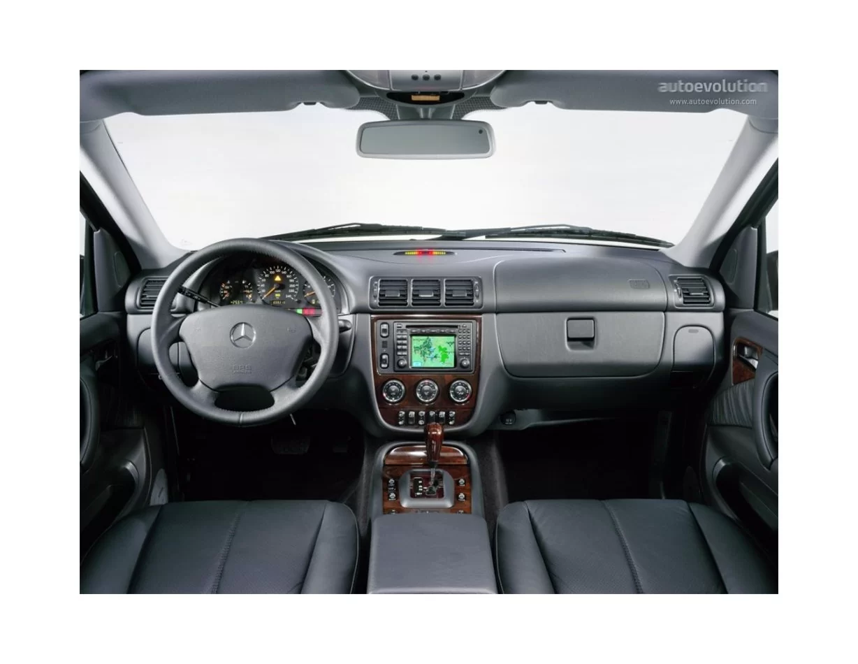 Mercedes ML-Class W163 01.2000 3D Interior Dashboard Trim Kit Dash Trim Dekor 15-Parts - 1 - Interior Dash Trim Kit