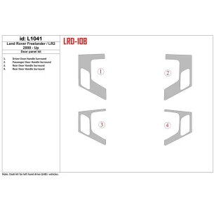 Land Rover Freelander 2 2008-UP Door panels Interior BD Dash Trim Kit