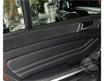 Mercedes ML-Class W164 2006-2011 3D Interior Dashboard Trim Kit Dash Trim Dekor 8-Parts