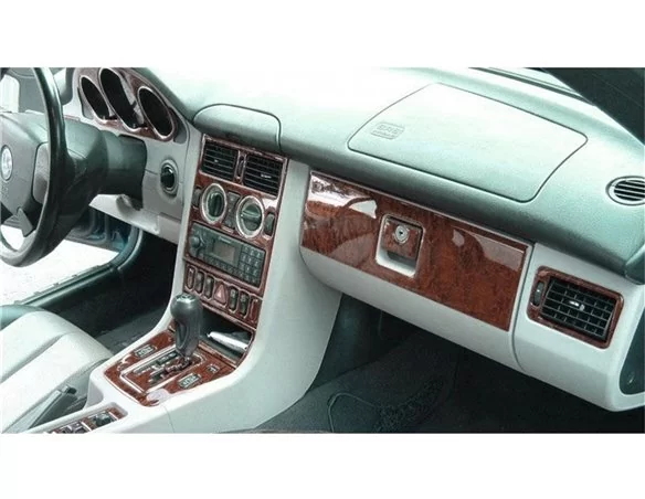 Mercedes SLK (R170) 1997-2004 3D Interior Dashboard Trim Kit Dash Trim Dekor 23-Parts - 1 - Interior Dash Trim Kit