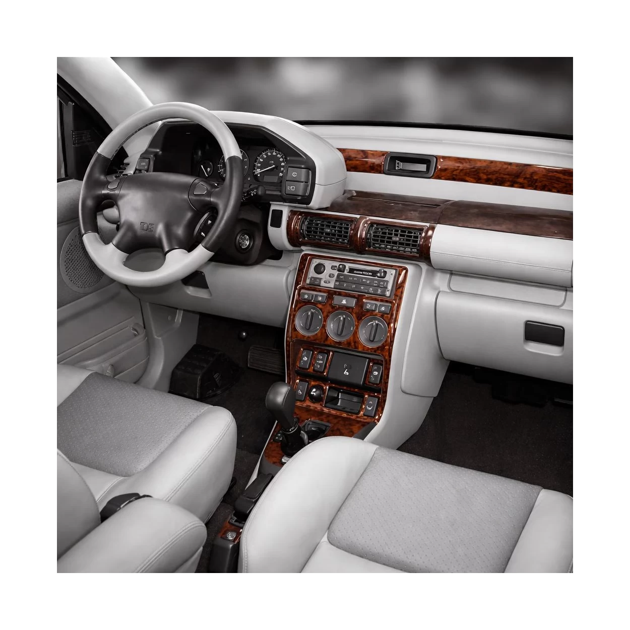 Land Rover Freelander I 08.00-12.03 3D Interior Dashboard Trim Kit Dash Trim Dekor 10-Parts