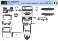 Mercedes SLK (R171) 2004-2010 3D Interior Dashboard Trim Kit Dash Trim Dekor 18-Parts - 1 - Interior Dash Trim Kit Mercedes SLK (R171) 2004-2010 3D Interior Dashboard Trim Kit Dash Trim Dekor 18-Parts - 1 - Interior Dash Trim Kit