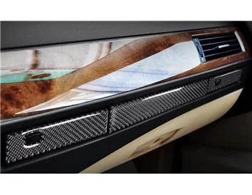 BMW 5 Series E60/E61 2004–2010 3D Interior Dashboard Trim Kit Dash Trim Dekor 33-Parts