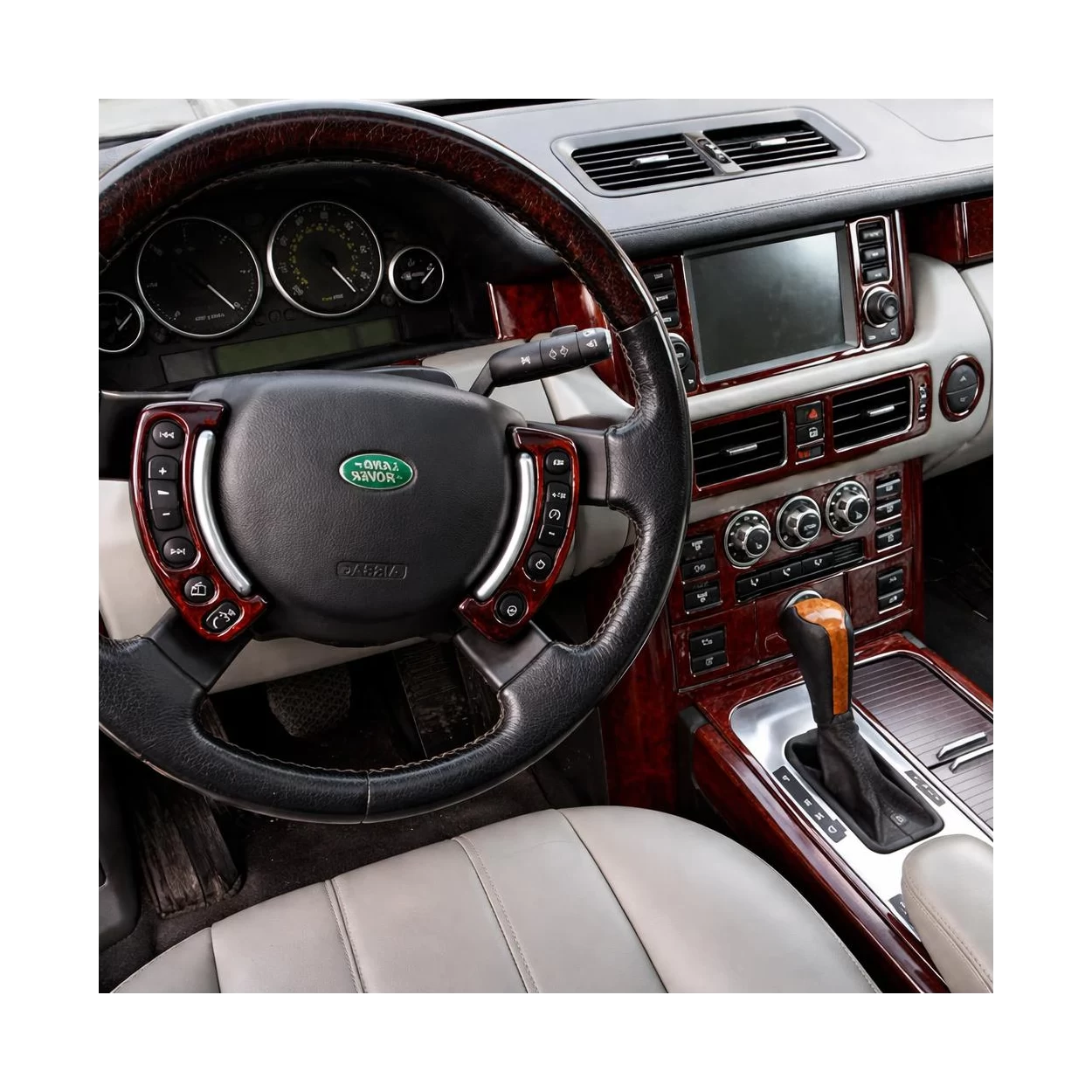 Land Rover Range Rover 2003-2006 3D Interior Dashboard Trim Kit Dash Trim Dekor 49-Parts