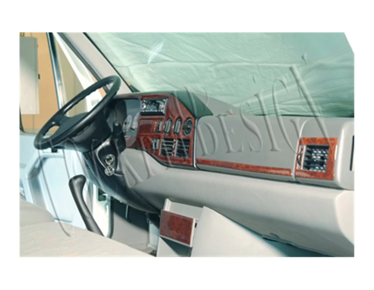 Mercedes Sprinter W901 03.95-01.00 3D Interior Dashboard Trim Kit Dash Trim Dekor 17-Parts - 1 - Interior Dash Trim Kit