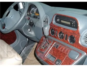 Mercedes Sprinter W903 Aut. 02.00-04.06 3D Interior Dashboard Trim Kit Dash Trim Dekor 27-Parts - 3 - Interior Dash Trim Kit