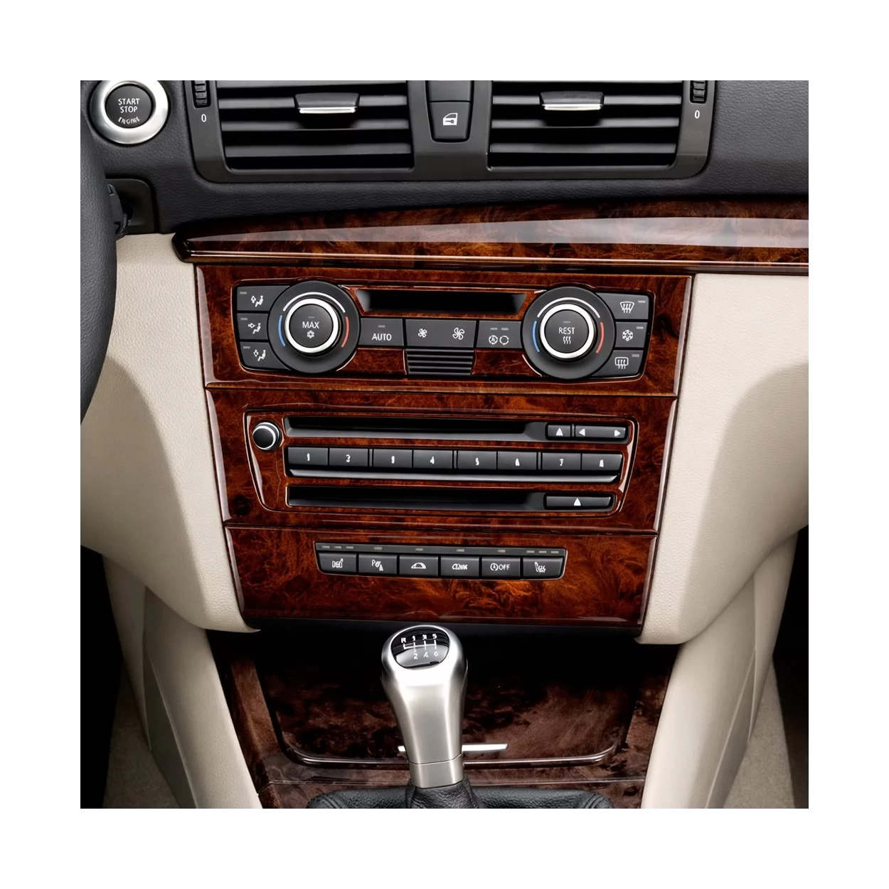 BMW 1 Series E81 E88 2004-2011 3D Interior Dashboard Trim Kit Dash Trim Dekor