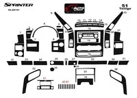 Mercedes Sprinter W906 04.2015 3D Interior Dashboard Trim Kit Dash Trim Dekor 51-Parts - 2 - Interior Dash Trim Kit Mercedes Sprinter W906 04.2015 3D Interior Dashboard Trim Kit Dash Trim Dekor 51-Parts - 2 - Interior Dash Trim Kit