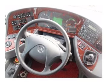 Mercedes Tourismo 04.07-12.10 3D Interior Dashboard Trim Kit Dash Trim Dekor 19-Parts - 1 - Interior Dash Trim Kit