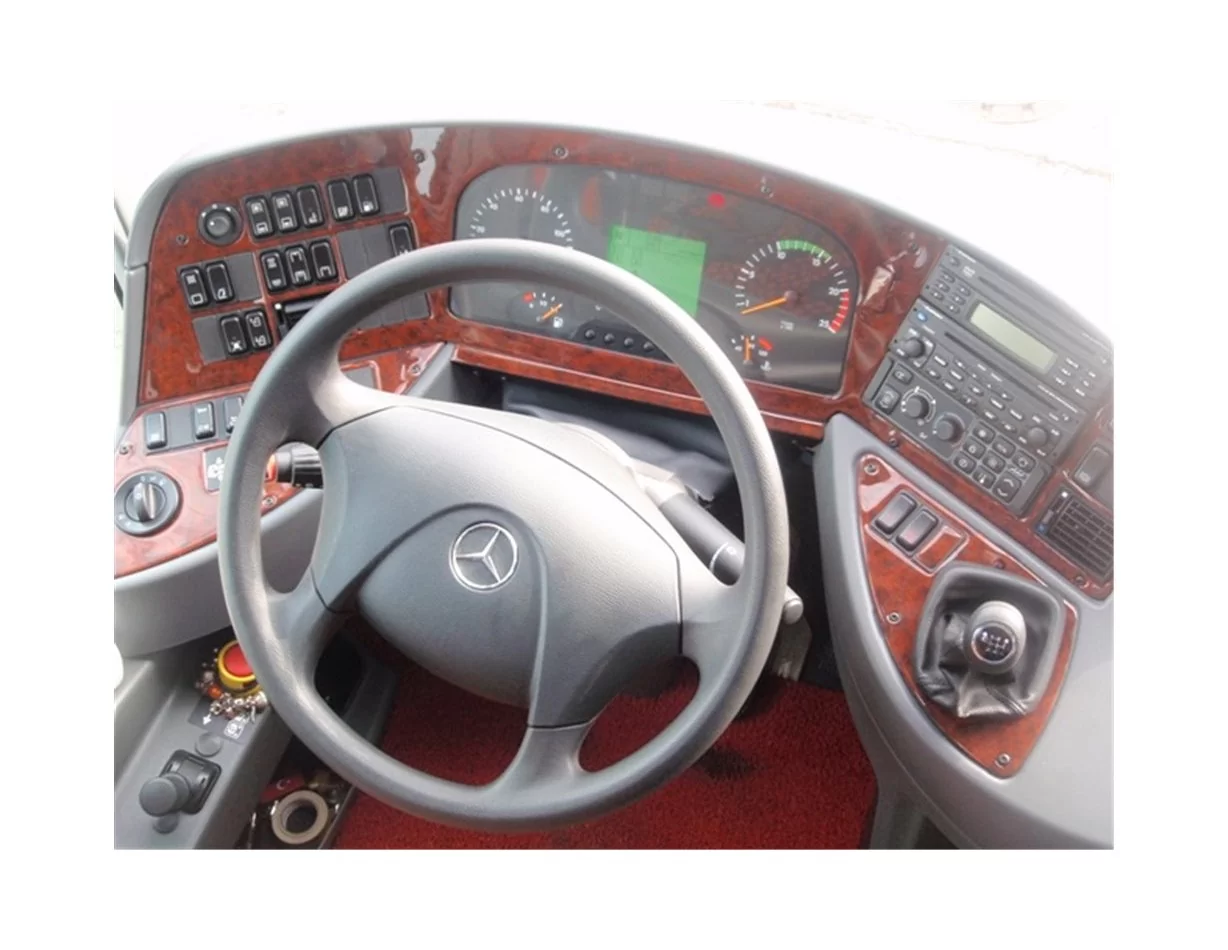 Mercedes Tourismo 04.07-12.10 3D Interior Dashboard Trim Kit Dash Trim Dekor 19-Parts - 1 - Interior Dash Trim Kit