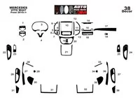 Mercedes Vito W447 01.2015 3D Interior Dashboard Trim Kit Dash Trim Dekor 38-Parts - 2 - Interior Dash Trim Kit Mercedes Vito W447 01.2015 3D Interior Dashboard Trim Kit Dash Trim Dekor 38-Parts - 2 - Interior Dash Trim Kit