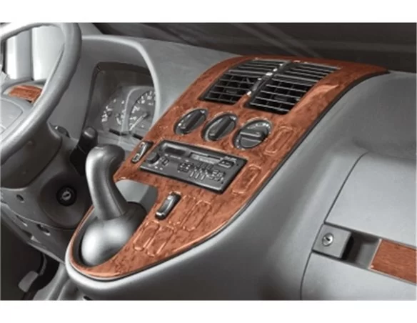 Mercedes Vito W638 02.96-02.99 3D Interior Dashboard Trim Kit Dash Trim Dekor 23-Parts - 1 - Interior Dash Trim Kit