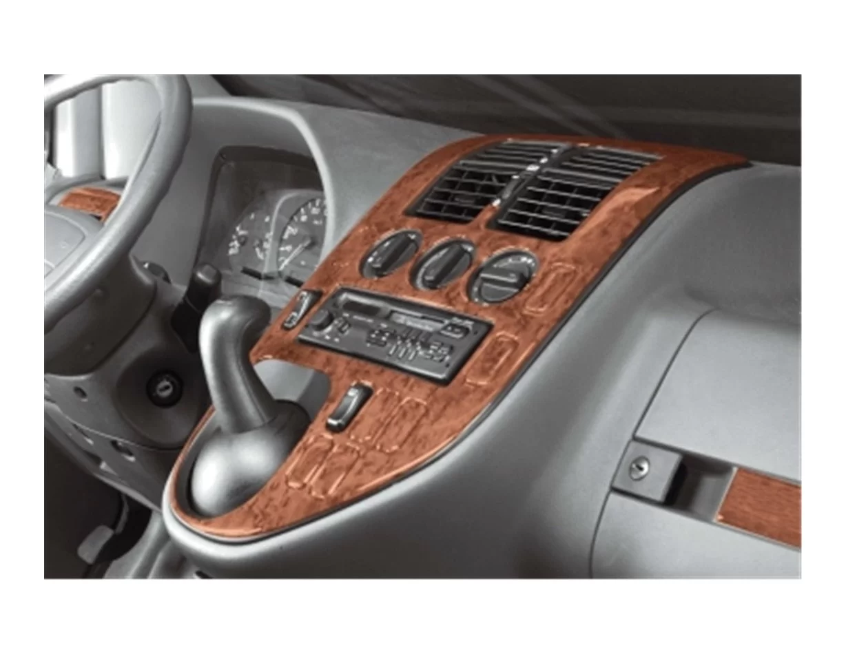 Mercedes Vito W638 02.96-02.99 3D Interior Dashboard Trim Kit Dash Trim Dekor 23-Parts - 1 - Interior Dash Trim Kit