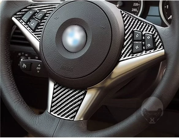 BMW 6-Series E 63 2008-2010 3D Interior Dashboard Trim Kit Dash Trim Dekor 34-Parts