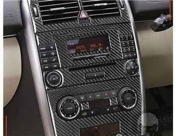 Mercedes W245 B-Class 2005 – 2011 3D Interior Dashboard Trim Kit Dash Trim Dekor 16-Parts - 5 - Interior Dash Trim Kit