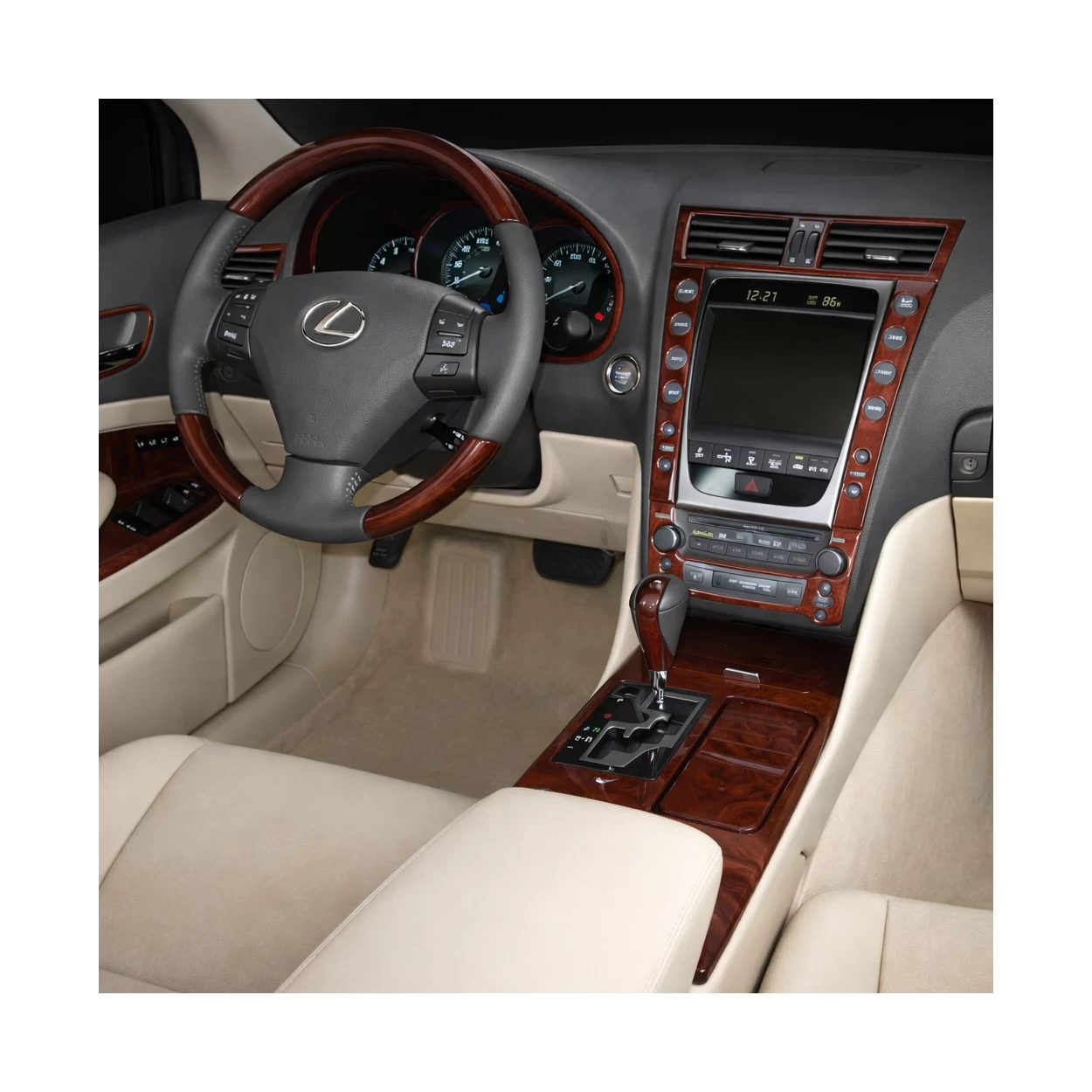 Lexus GS 2006-UP Full Set Interior BD Dash Trim Kit