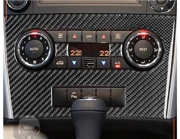 Mercedes W245 B-Class 2005 – 2011 3D Interior Dashboard Trim Kit Dash Trim Dekor 16-Parts - 10 - Interior Dash Trim Kit