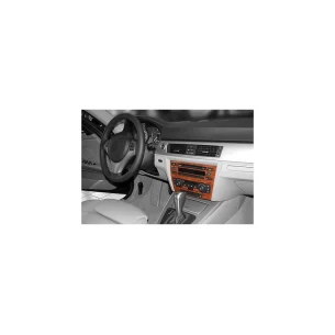 BMW 1 Series E87 3 Series E90 2004 3D Interior Dashboard Trim Kit Dash Trim Dekor 5-Parts