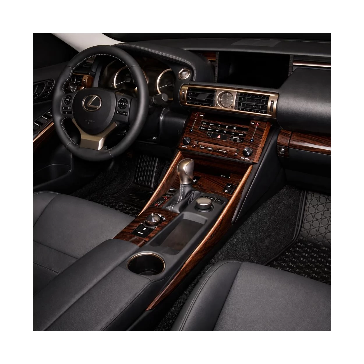 Lexus IS 2013-2022 3D Interior Dashboard Trim Kit Dash Trim Dekor 47-Parts