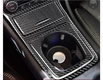 Mercedes-Benz CLA-Class 2014-2017 3D Interior Dashboard Trim Kit Dash Trim Dekor 46-Parts - 10 - Interior Dash Trim Kit