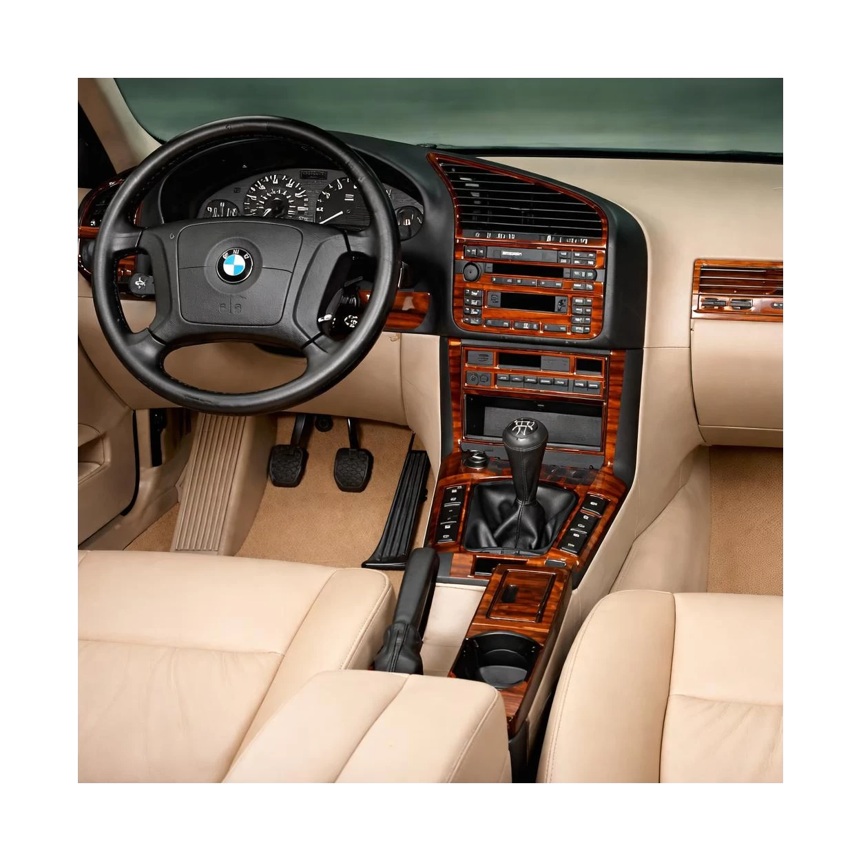 BMW 3 1994-1997 2 Doors, 25 Parts set Interior BD Dash Trim Kit