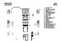 Mercedes-Benz GLK X204 2009–2016 3D Interior Dashboard Trim Kit Dash Trim Dekor 27-Parts - 1 - Interior Dash Trim Kit Mercedes-Benz GLK X204 2009–2016 3D Interior Dashboard Trim Kit Dash Trim Dekor 27-Parts - 1 - Interior Dash Trim Kit
