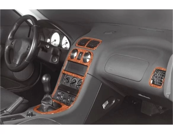 MG MG-F 01.96-12.00 3D Interior Dashboard Trim Kit Dash Trim Dekor 4-Parts - 1 - Interior Dash Trim Kit