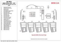 BMW 8 1991-1997 Full Set Interior BD Dash Trim Kit - 1 - Interior Dash Trim Kit BMW 8 1991-1997 Full Set Interior BD Dash Trim Kit - 1 - Interior Dash Trim Kit