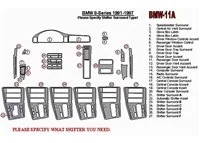 BMW 8 1991-1997 Full Set Interior BD Dash Trim Kit - 2 - Interior Dash Trim Kit BMW 8 1991-1997 Full Set Interior BD Dash Trim Kit - 2 - Interior Dash Trim Kit