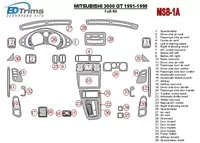 Mitsubishi 3000GT 1991-1998 Full Set Interior BD Dash Trim Kit - 2 - Interior Dash Trim Kit Mitsubishi 3000GT 1991-1998 Full Set Interior BD Dash Trim Kit - 2 - Interior Dash Trim Kit